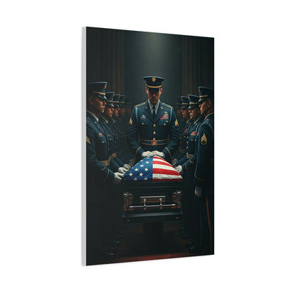 Military Honor Memorial Tribute Wall Art & Canvas Prints