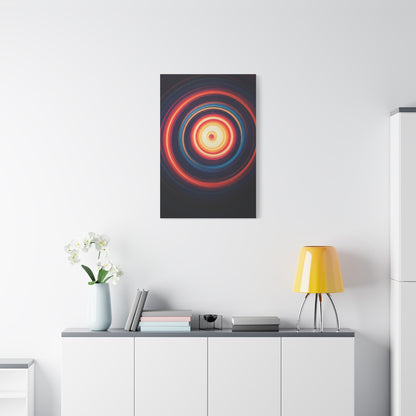 Radiant Circular Pulse Abstract Wall Art & Canvas Prints