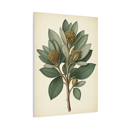 Floral Branch Illustration Wall Art & Canvas Prints