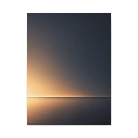 Golden Horizon Gradient Wall Art & Canvas Prints