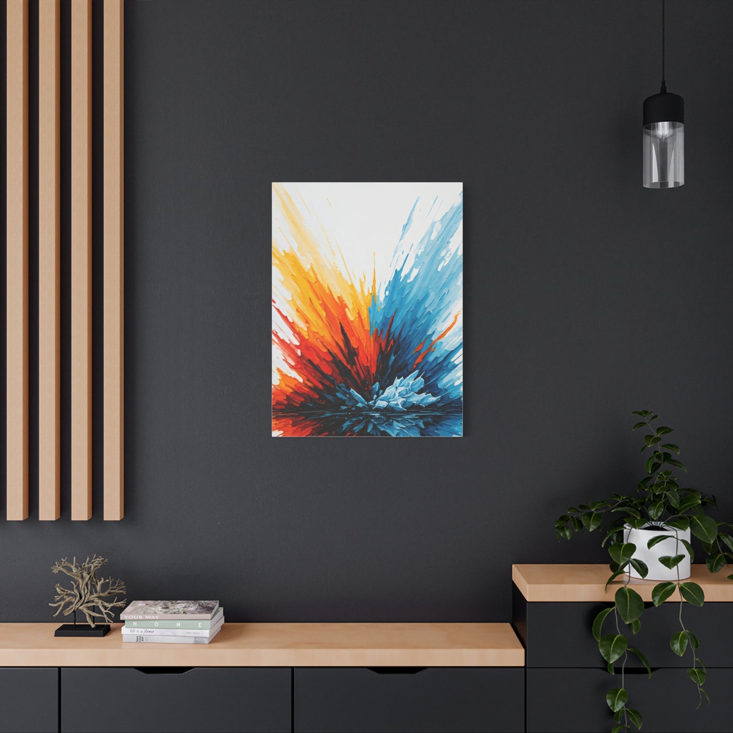 Vibrant Color Burst Abstract Wall Art & Canvas Prints