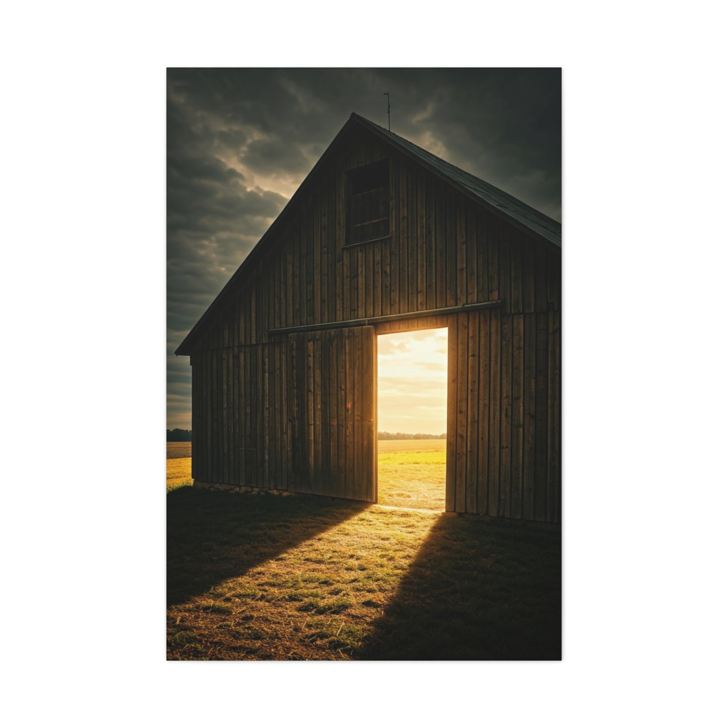 Golden Threshold Barn Wall Art & Canvas Prints