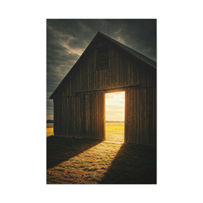 Golden Threshold Barn Wall Art & Canvas Prints