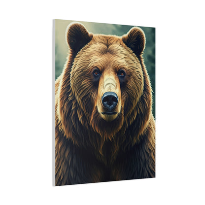 Grizzly Bear Profile Study Wall Art & Canvas Prints