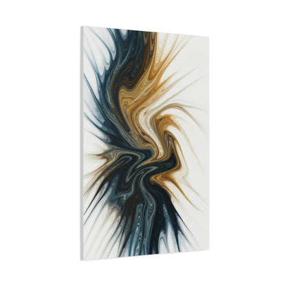Gilded Current Flow Wall Art & Canvas Prints