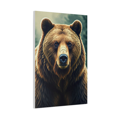 Grizzly Bear Profile Study Wall Art & Canvas Prints