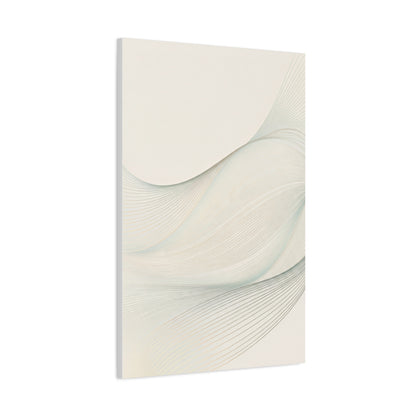 Soft Ivory Flow Texture Wall Art & Canvas Prints