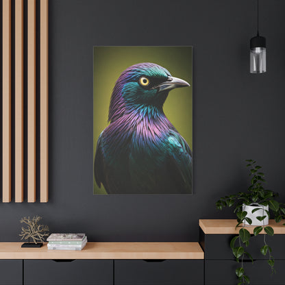 Iridescent Pigeon Portrait Wall Art & Canvas Prints