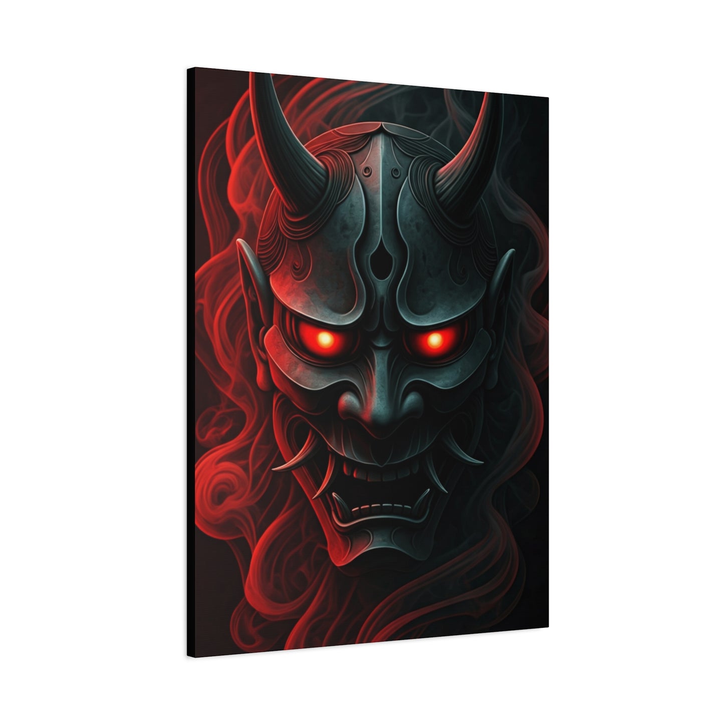 Dark Oni Mask Wall Art & Canvas Prints