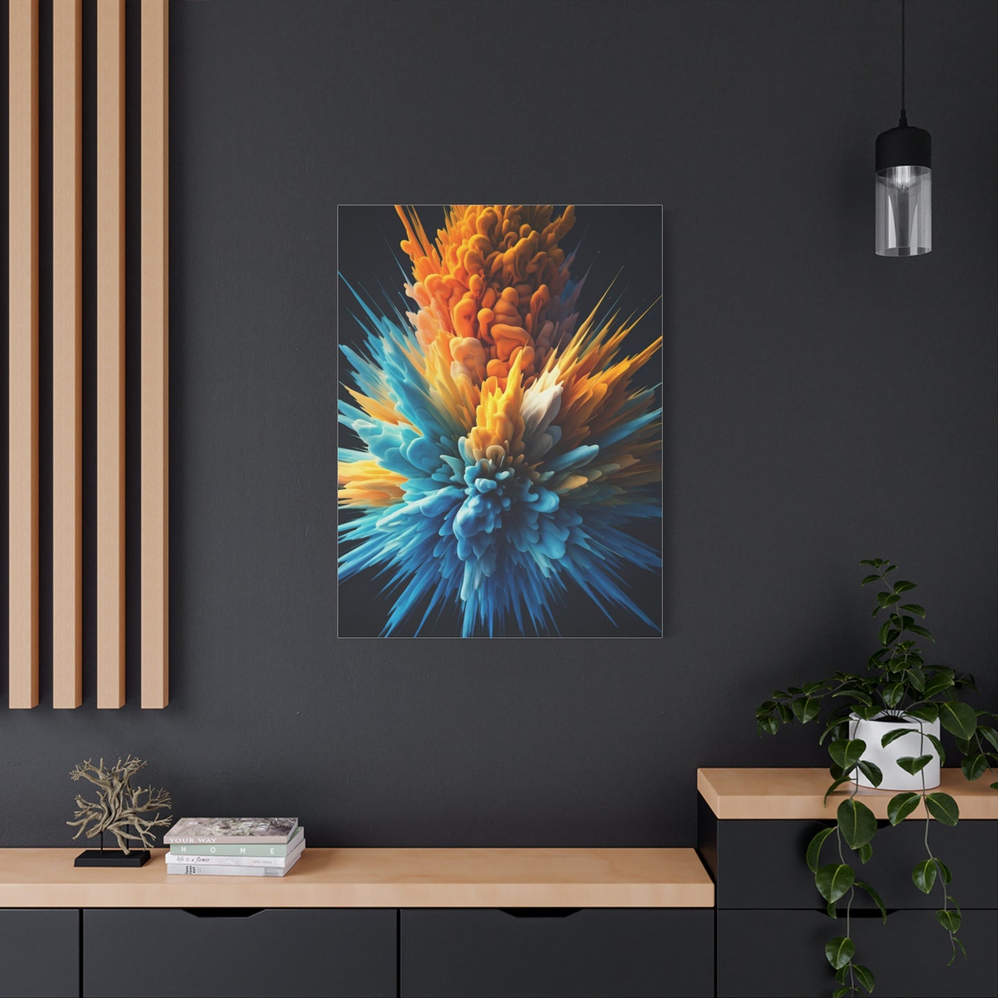 Radiant Color Explosion Abstract Wall Art & Canvas Prints