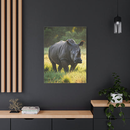 Quiet Strength Rhino Wall Art & Canvas Prints