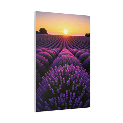 Lavender Fields at Sunset Wall Art & Canvas Prints