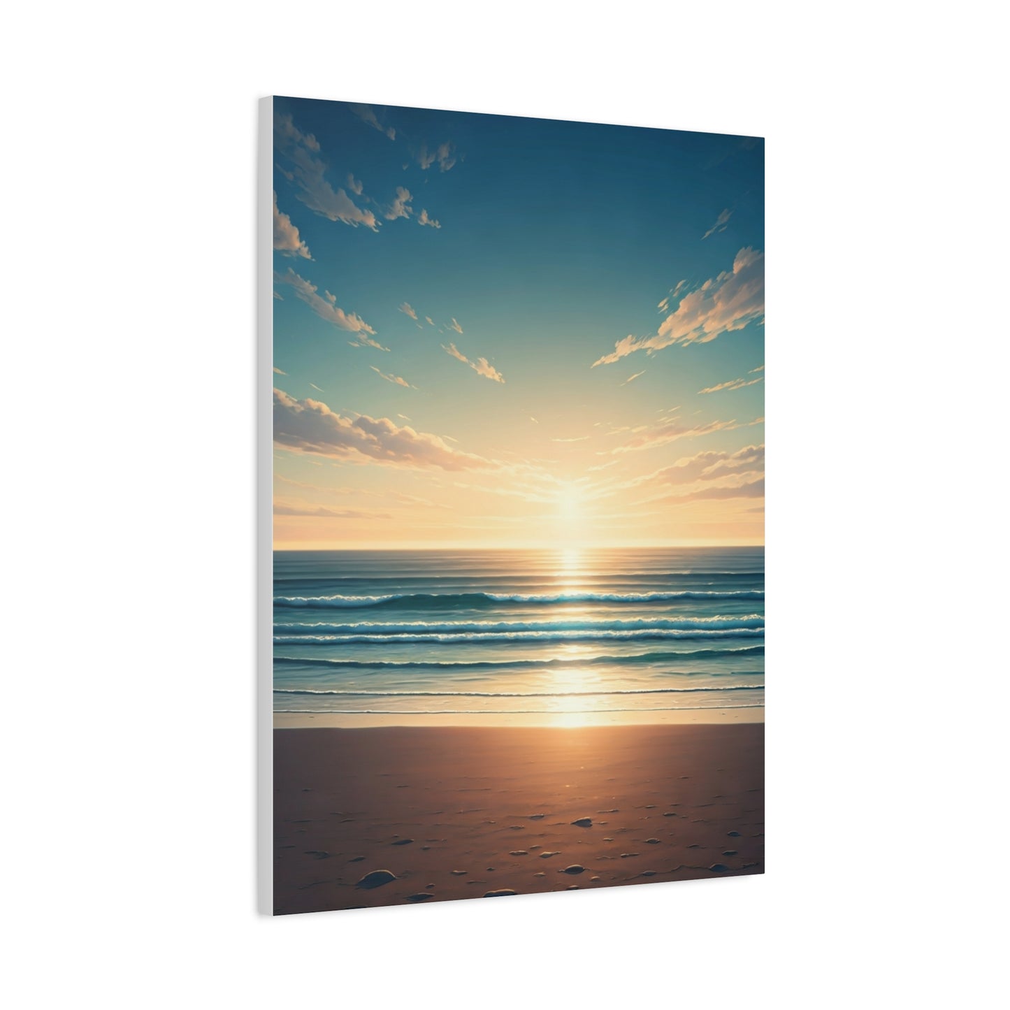 Endless Coastal Dawn Reflection Wall Art & Canvas Prints