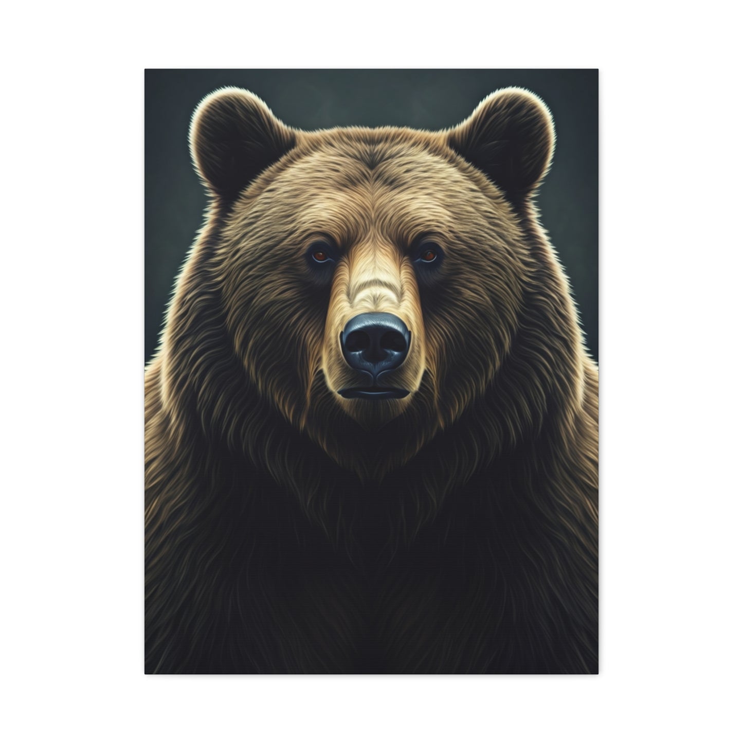 Intense Bear Gaze Wildlife Wall Art & Canvas Prints