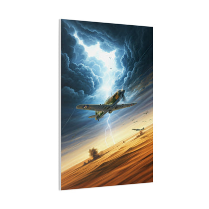 Lightning Run Combat Flight Wall Art & Canvas Prints