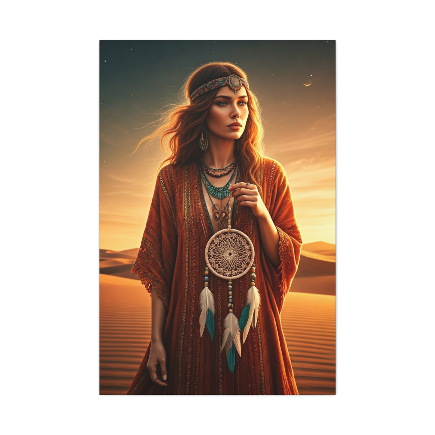 Desert Dreamer with Dreamcatcher Wall Art & Canvas Prints