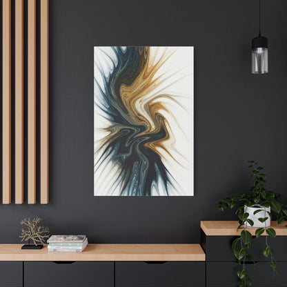 Gilded Current Flow Wall Art & Canvas Prints