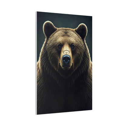 Intense Bear Gaze Wildlife Wall Art & Canvas Prints