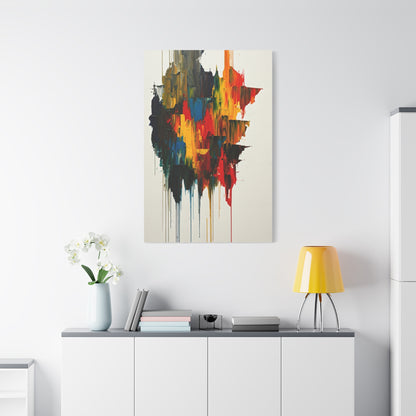 Multicolor Drip Abstract Wall Art & Canvas Prints