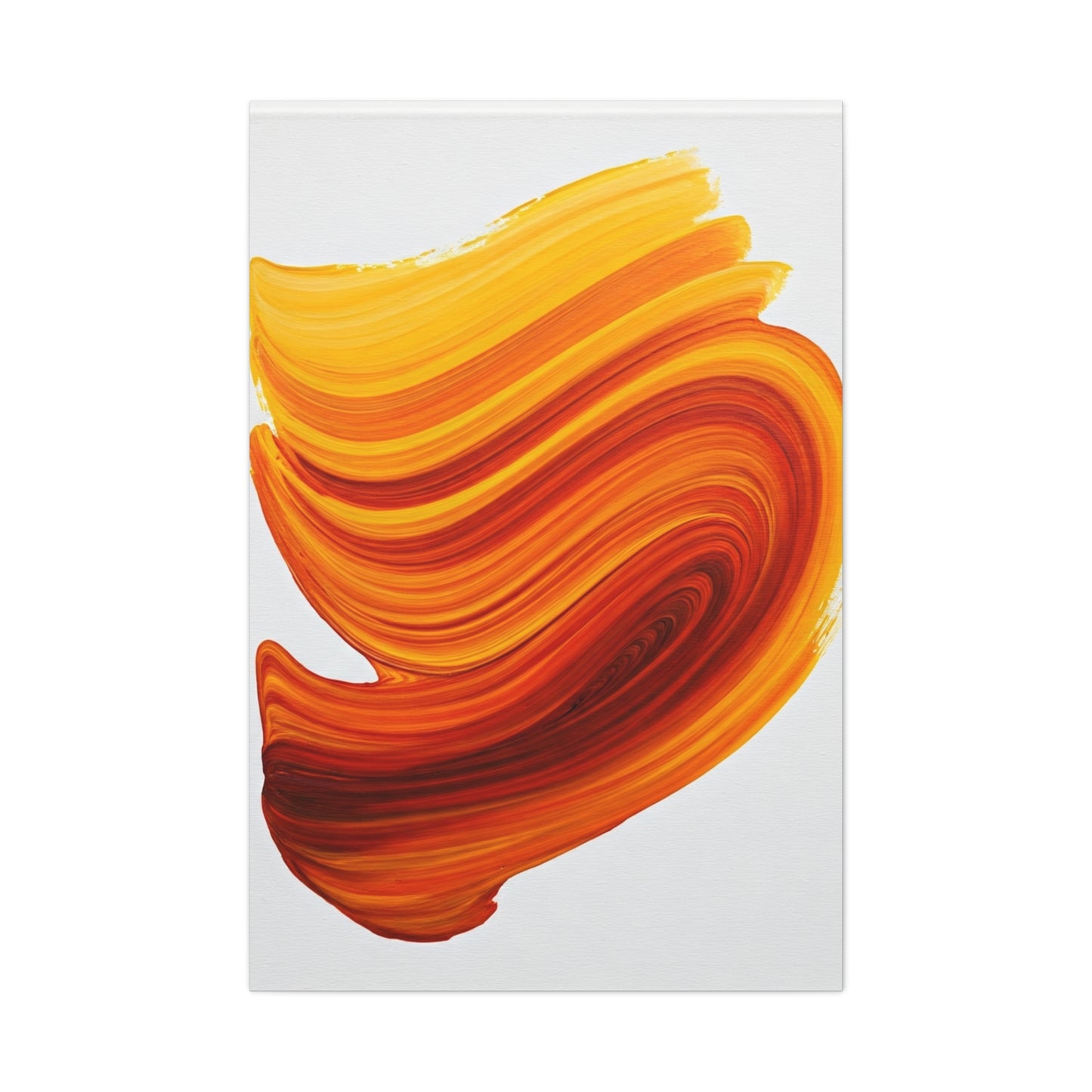 Solar Flame Flow Abstract Wall Art & Canvas Prints