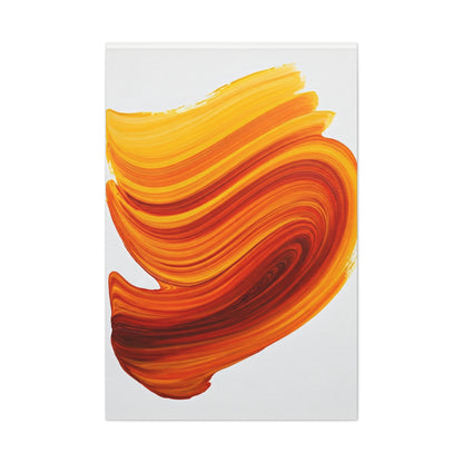 Solar Flame Flow Abstract Wall Art & Canvas Prints