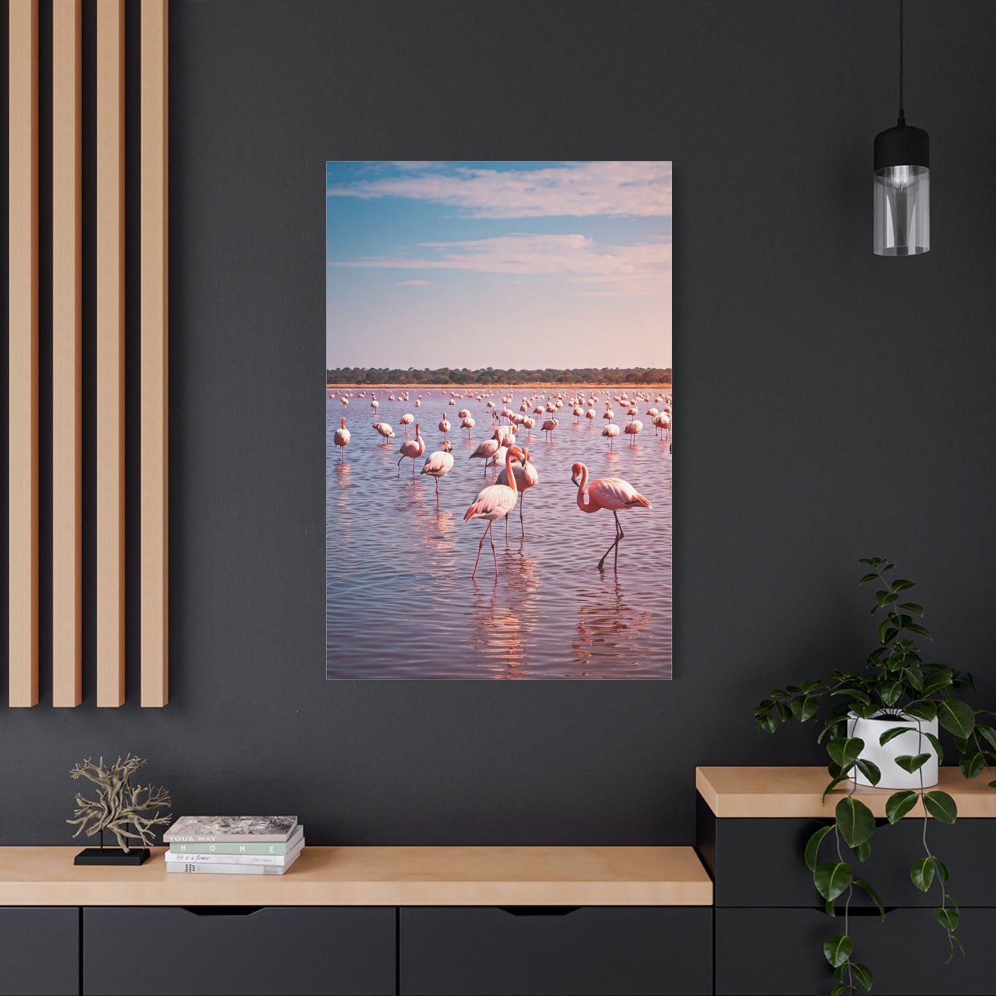 Crocodile Sunset Waterscape Wall Art & Canvas Prints