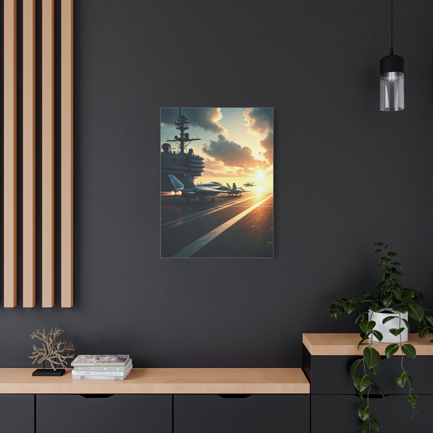 Aircraft Carrier Launch Mission Wall Art & Canvas Prints
