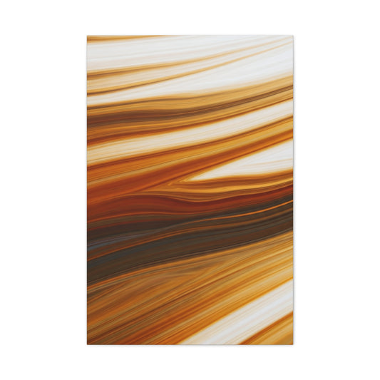 Golden Earth Wave Abstract Wall Art & Canvas Prints