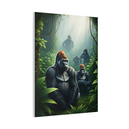 Jungle Guardians Gorilla Family Wall Art & Canvas Prints