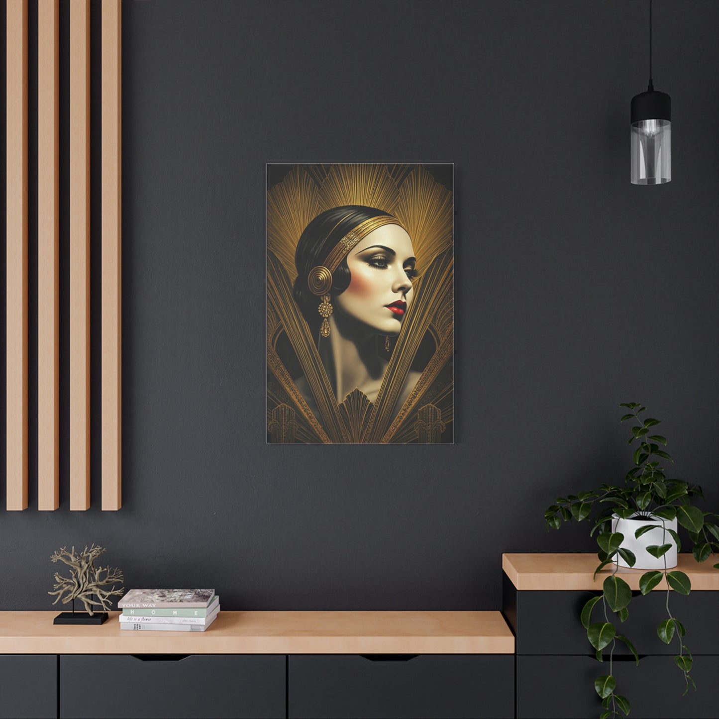 Glamorous Art Deco Portrait Wall Art & Canvas Prints
