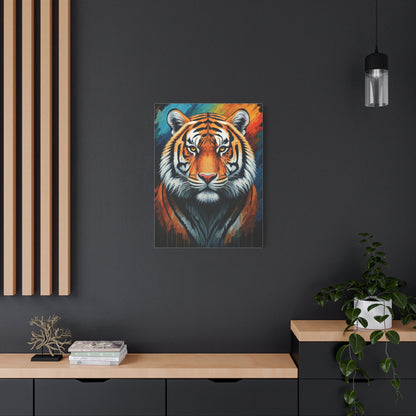 Fierce Ember Tiger Wall Art & Canvas Print
