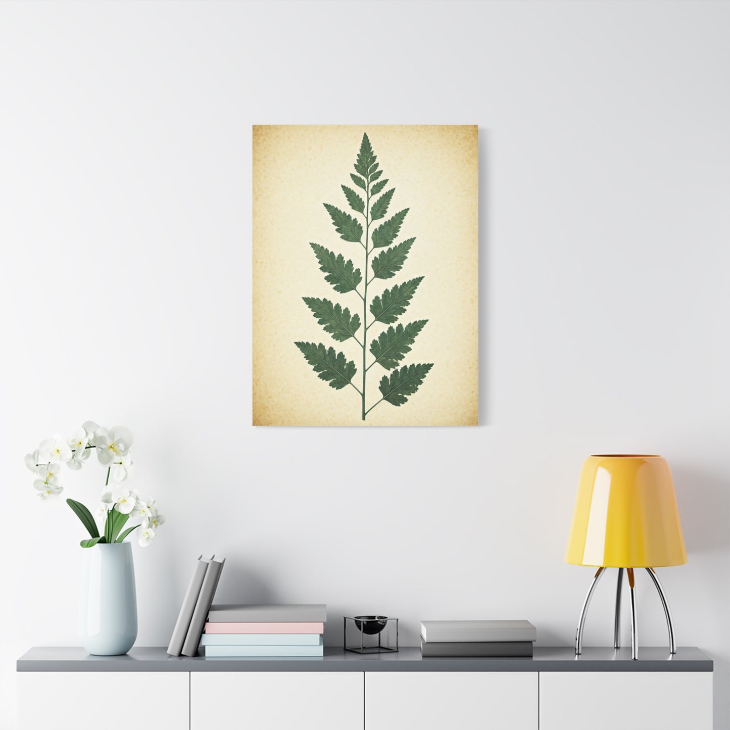 Vintage Fern Study Wall Art & Canvas Prints