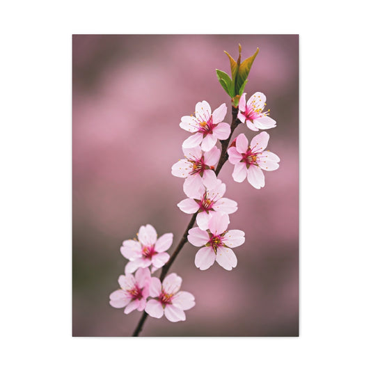 Soft Macro Cherry Blossom Floral Photography Wall Art & Canvas Prints