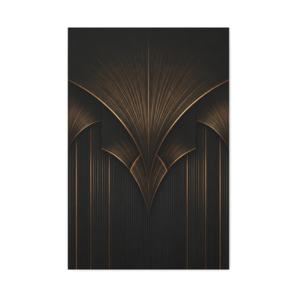 Golden Fan Vault Deco Wall Art & Canvas Prints