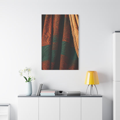 Earth-Toned Textile Layers Wall Art & Canvas Prints