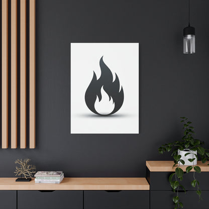 Minimal Flame Wall Art & Canvas Prints