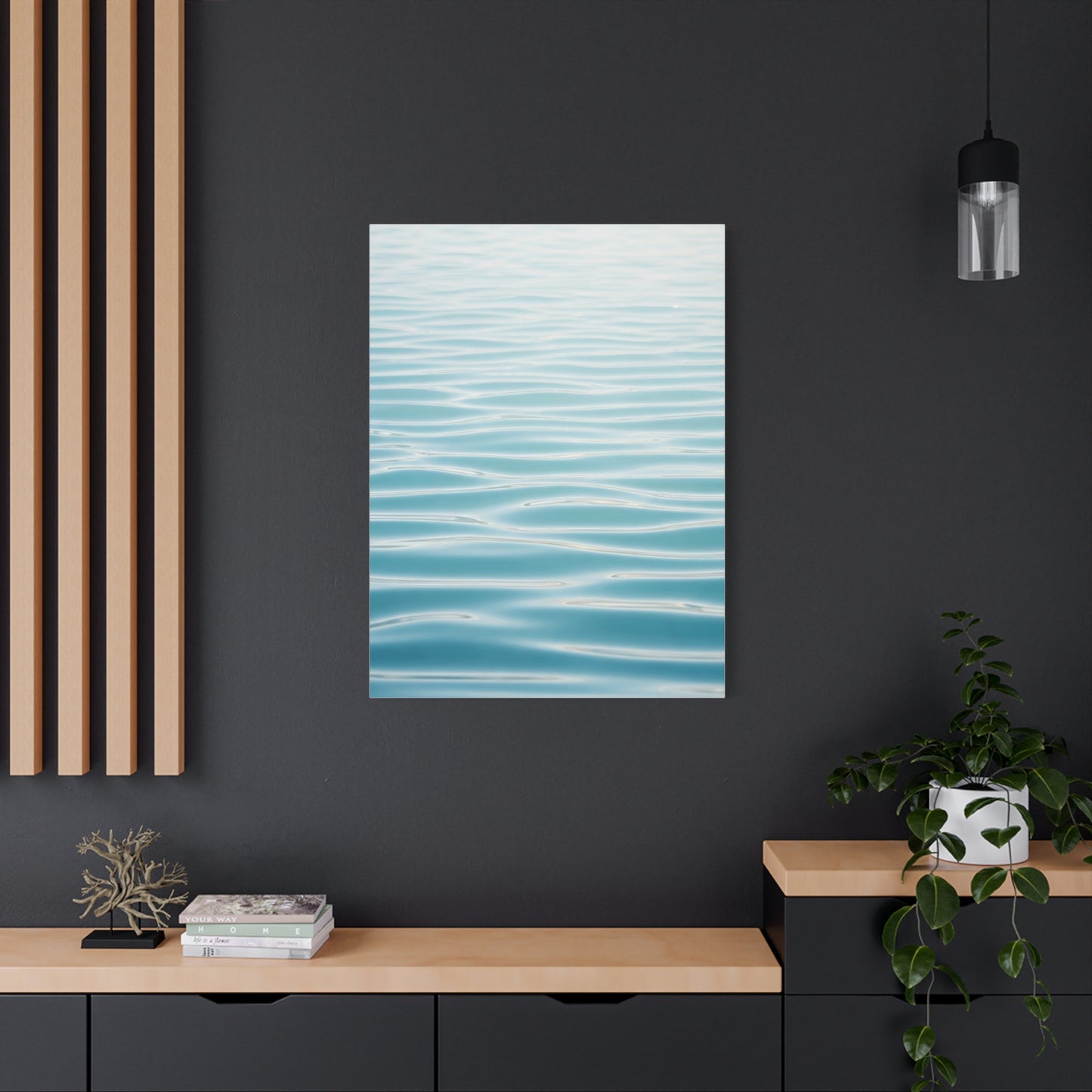 Calm Water Ripple Reflection Wall Art & Canvas Prints