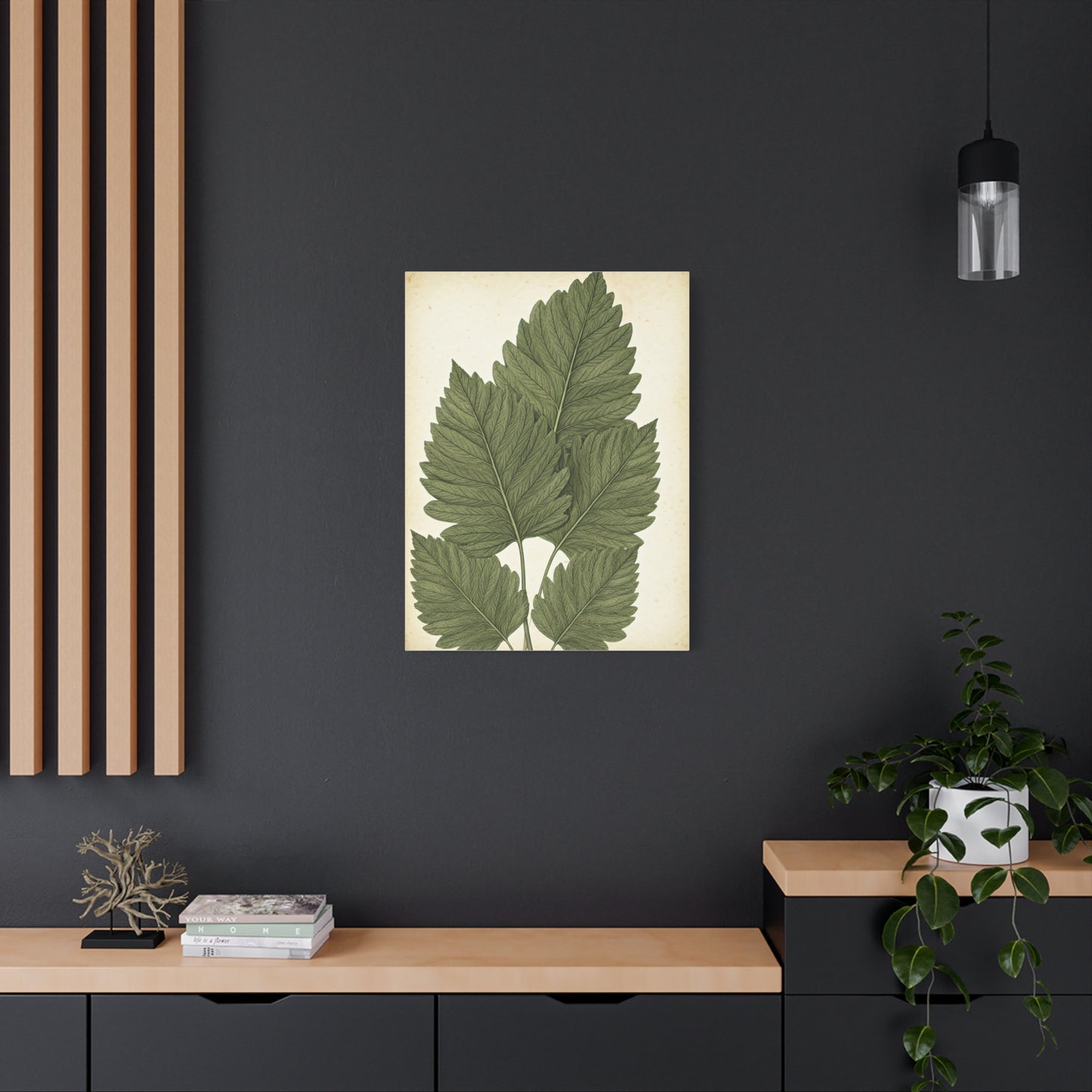 Vintage Leaf Study Illustration Wall Art & Canvas Prints