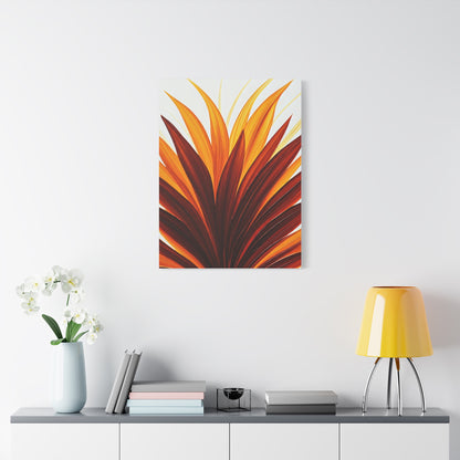 Radiant Flame Petals Abstract Wall Art & Canvas Prints