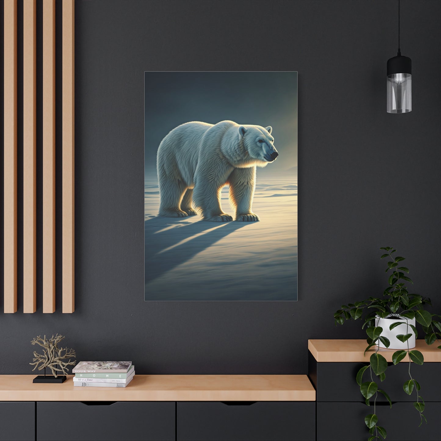 Arctic Glow Polar Bear Wall Art & Canvas Prints