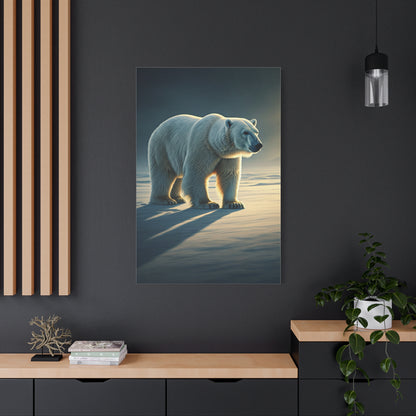 Arctic Glow Polar Bear Wall Art & Canvas Prints