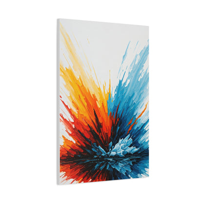 Vibrant Color Burst Abstract Wall Art & Canvas Prints