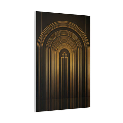 Grand Golden Archway Art Deco Wall Art & Canvas Prints