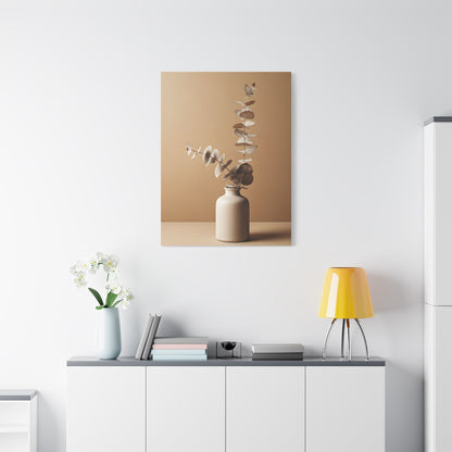 Eucalyptus Stem in Ceramic Vase Wall Art & Canvas Prints