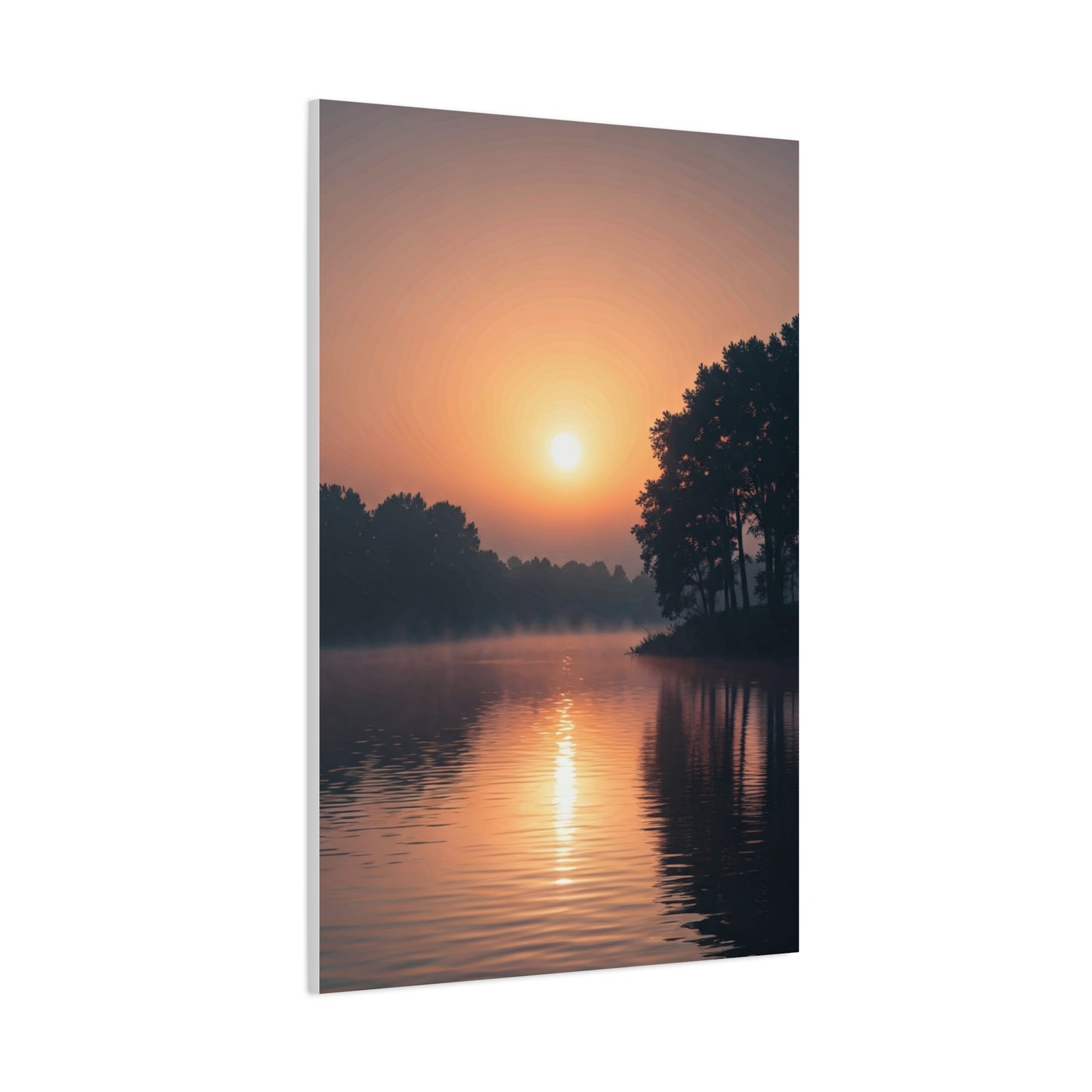 Sunrise Lake Reflection Wall Art & Canvas Prints