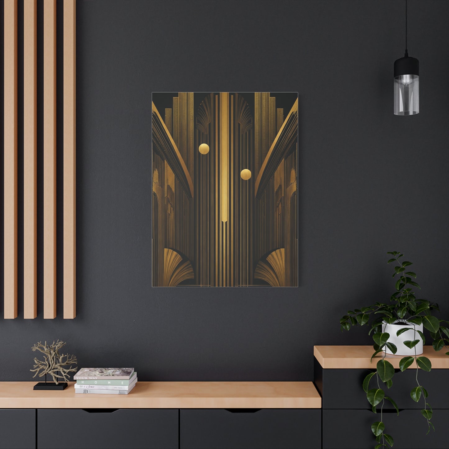 Grand Corridor Art Deco Architecture Wall Art & Canvas Prints