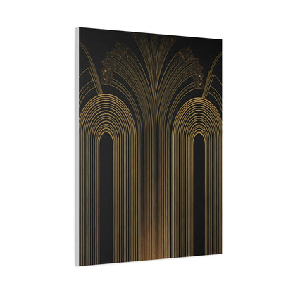 Golden Archway Symphony Art Deco Wall Art & Canvas Prints