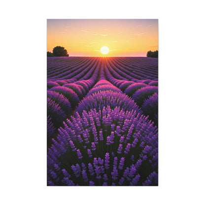 Lavender Fields at Sunset Wall Art & Canvas Prints