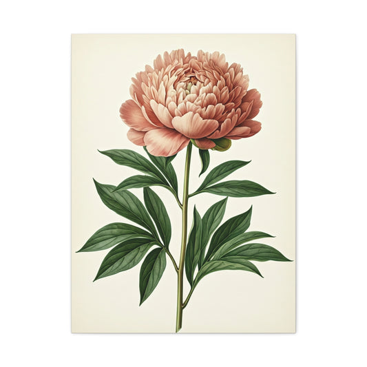 Peony Flower Study Wall Art & Canvas Prints