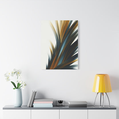 Blue and Gold Abstract Motion Wall Art & Canvas Prints